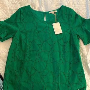 Green Boxy Top